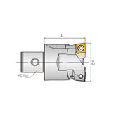 Through-hole rough boring head  Processing diameterφD20~203 - Makotools Industrial Supply Tools for Metal Cutting